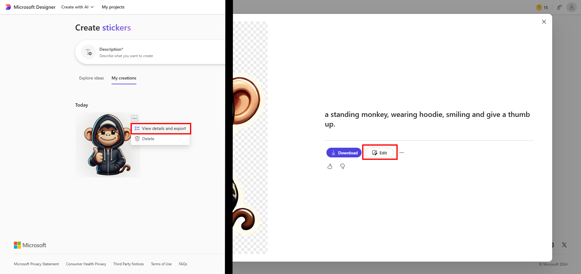 Microsoft designer how to 3