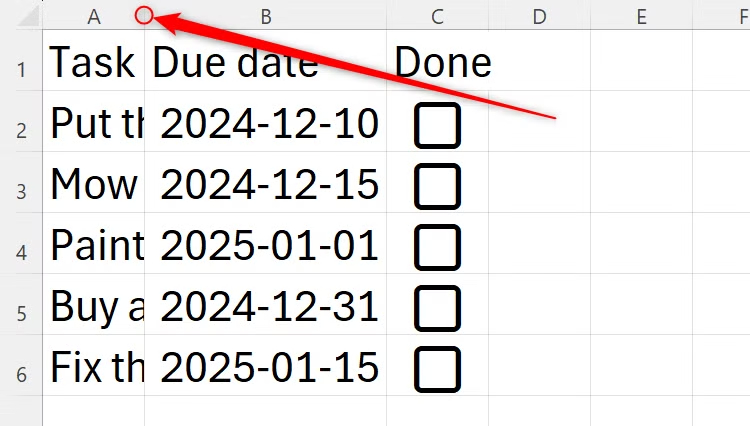 an-excel-sheet-with-an-arrow-indicating-where-to-double-click-to-change-column-width