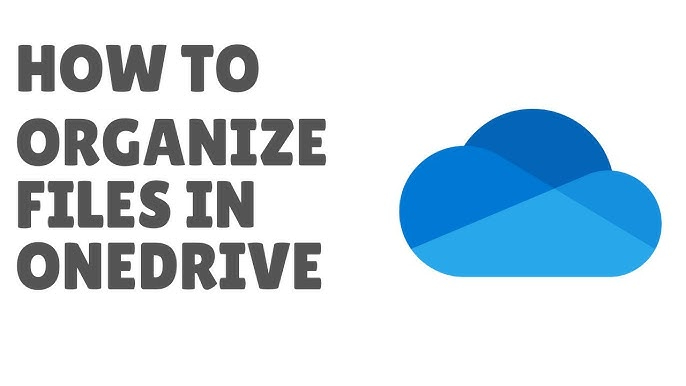 organize files in onedrive