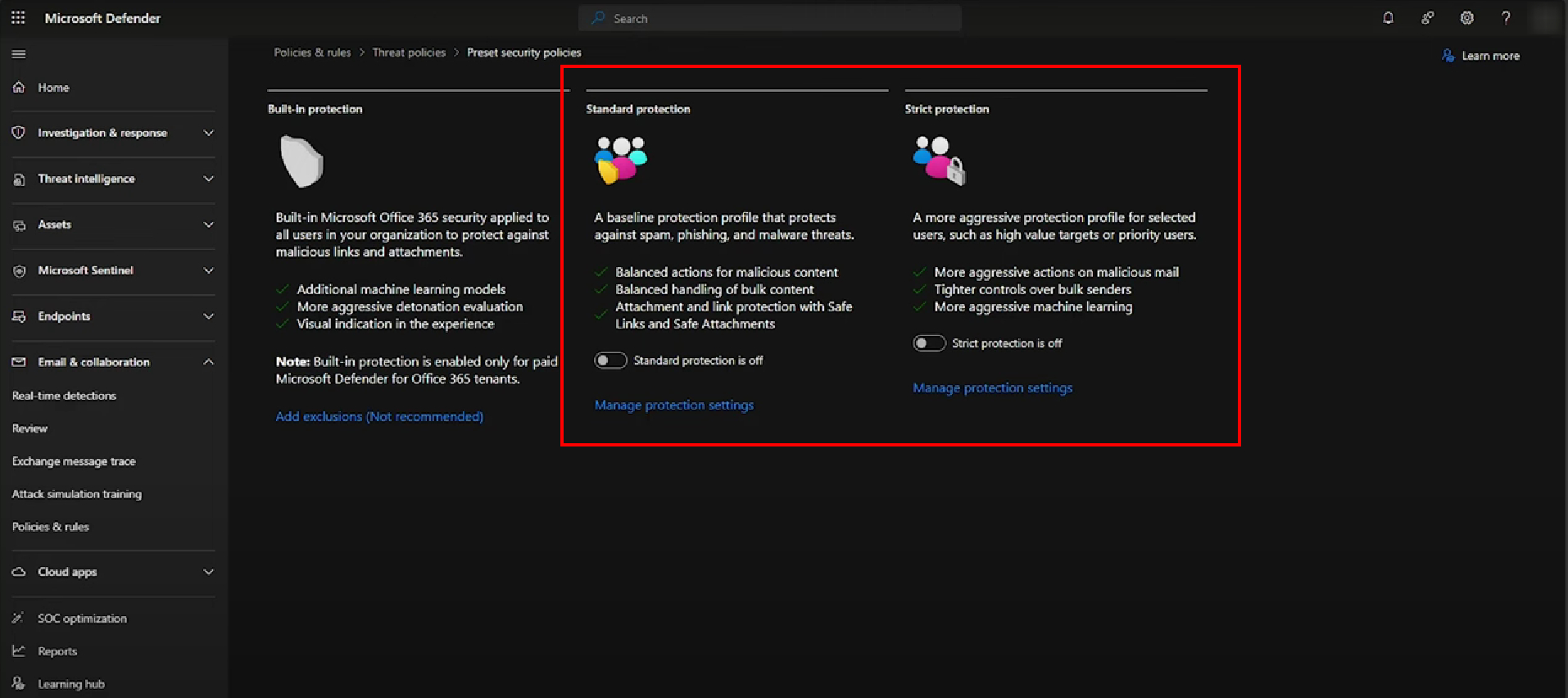 step 1 activate microsoft defender