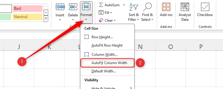 auto fix column 1