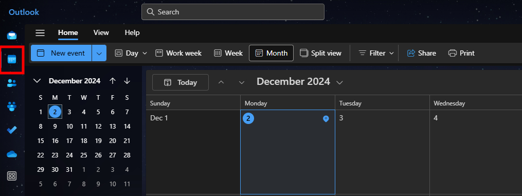 ไมโครซอฟต์ Calendar