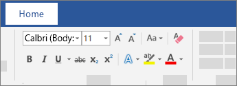 ไมโครซอฟต์เวิร์ด customize text