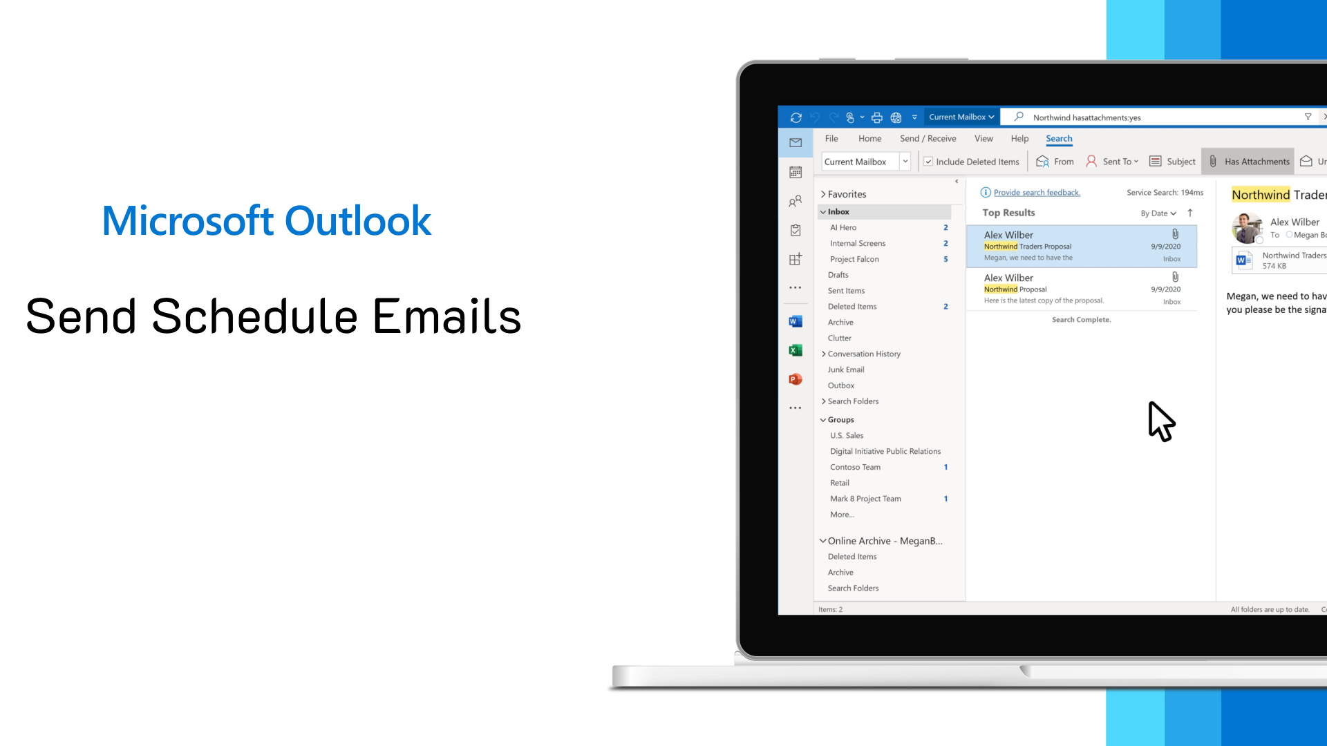 Schedule Emails in Microsoft Outlook