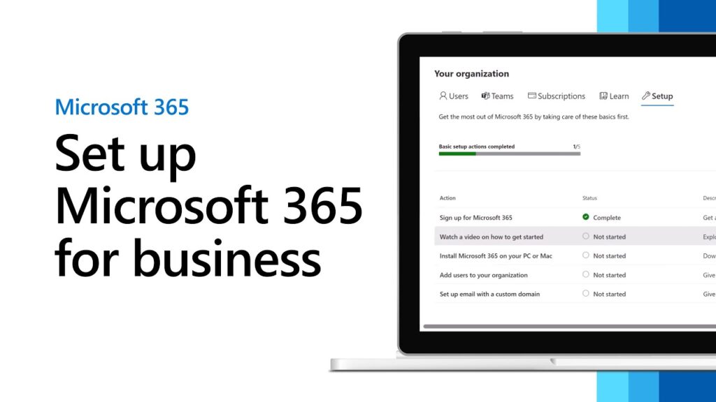 Set Up Microsoft 365