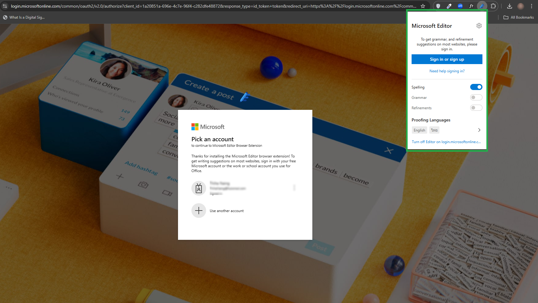 Microsoft account