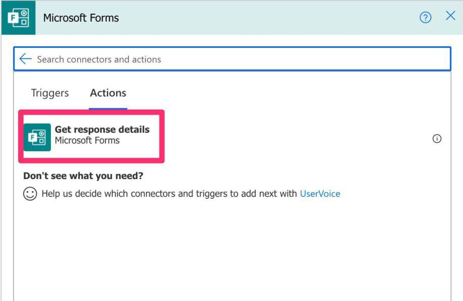 Get Response Details